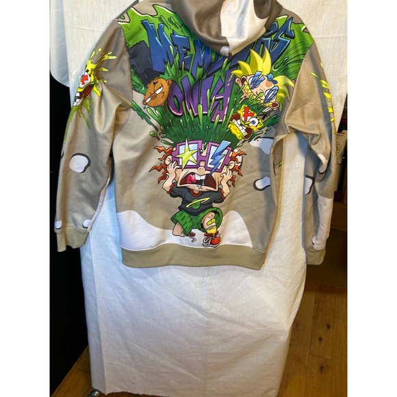 Members Only Nickelodeon Collaboration Graphic Hoodie Sweatshirt Mens Size M - Picture 7 of 8